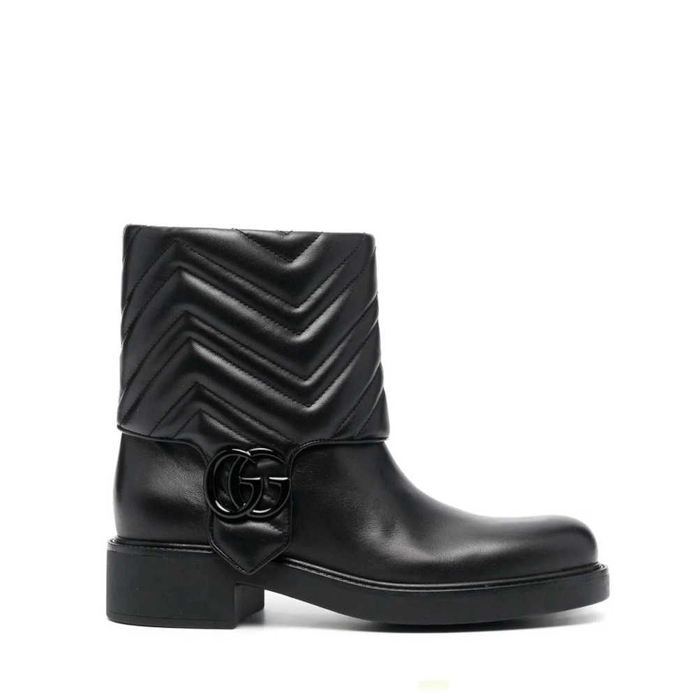 Brand New Gucci Leather Ankle Boots